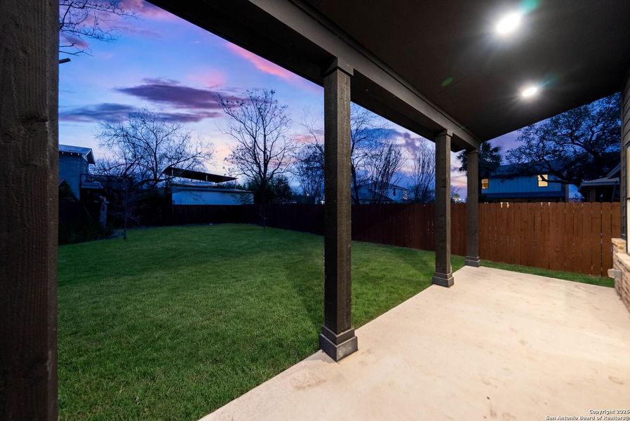 Exterior details and patio area of a home in , San Antonio (Image 30).