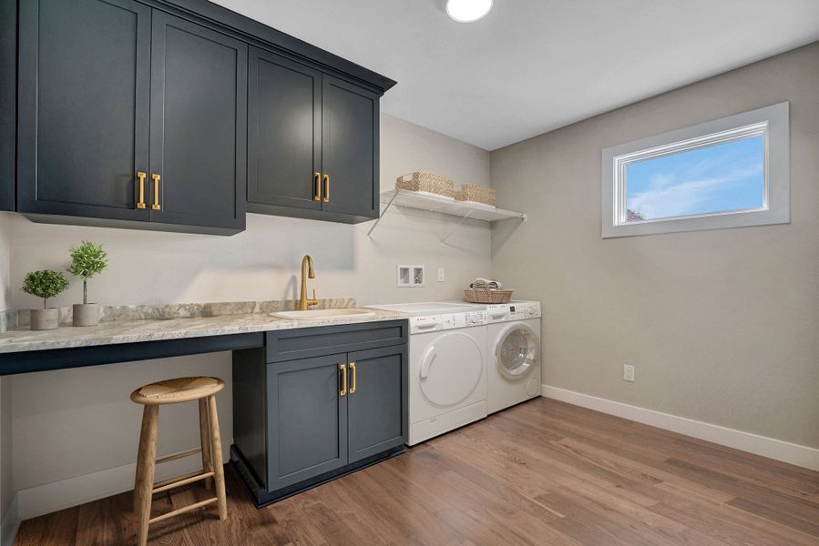 Representative furnished interior of a home built from the The Lexington by Forbes Capretto Homes in Birdsong Estates, Orchard Park (Image 17).