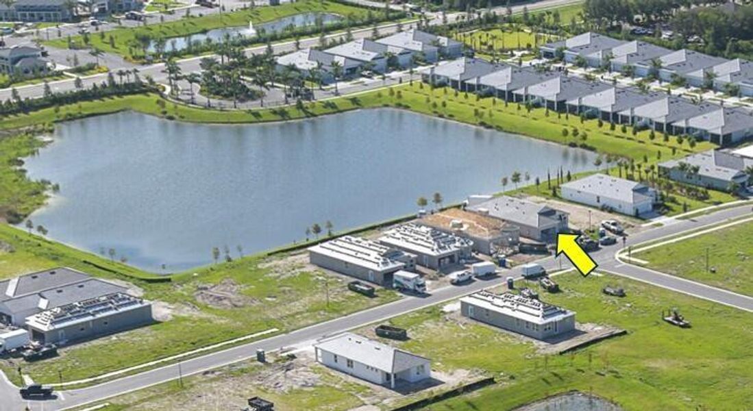 Furnished interior view inside a new home in Costa Pointe, Vero Beach (Image 7).
