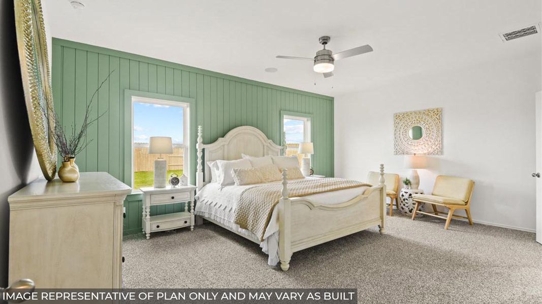 Furnished interior view inside a new home in Silverthorne, Conroe (Image 7).