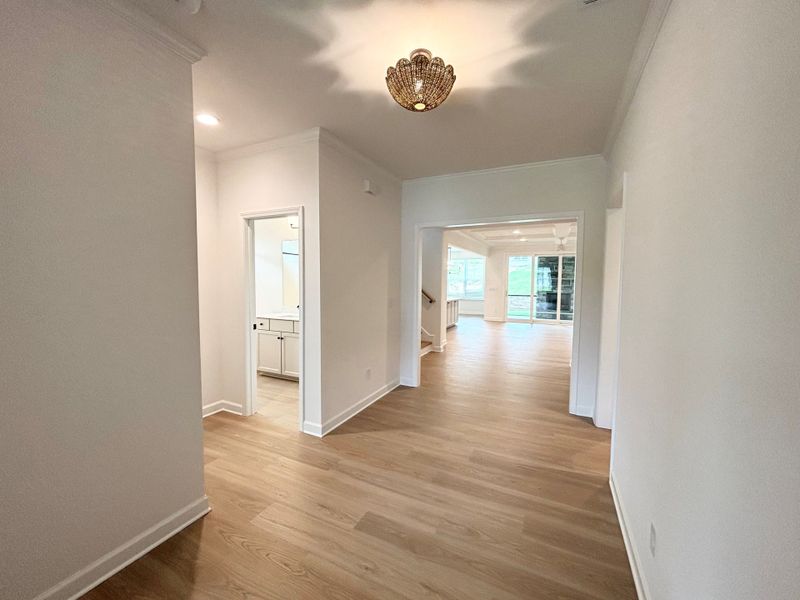 Representative unfurnished interior of a home built from the Ashlyn by Niblock Homes in Brighton Park, Mount Pleasant (Image 6).