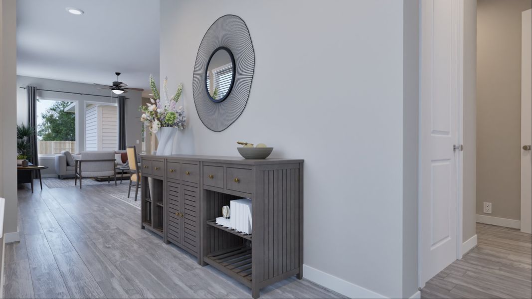 Representative furnished interior of a home built from the Shiner by Tricoast Homes in Sunterra 40, Katy (Image 13). Representative furnished interior of a home built from the Shiner by Tricoast Homes in Sunterra 40, Katy (Image 13).