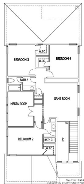 2D floor plan layout of this home in Avondale, San Antonio, TX (Image 3). 2D floor plan layout of this home in Avondale, San Antonio, TX (Image 3).