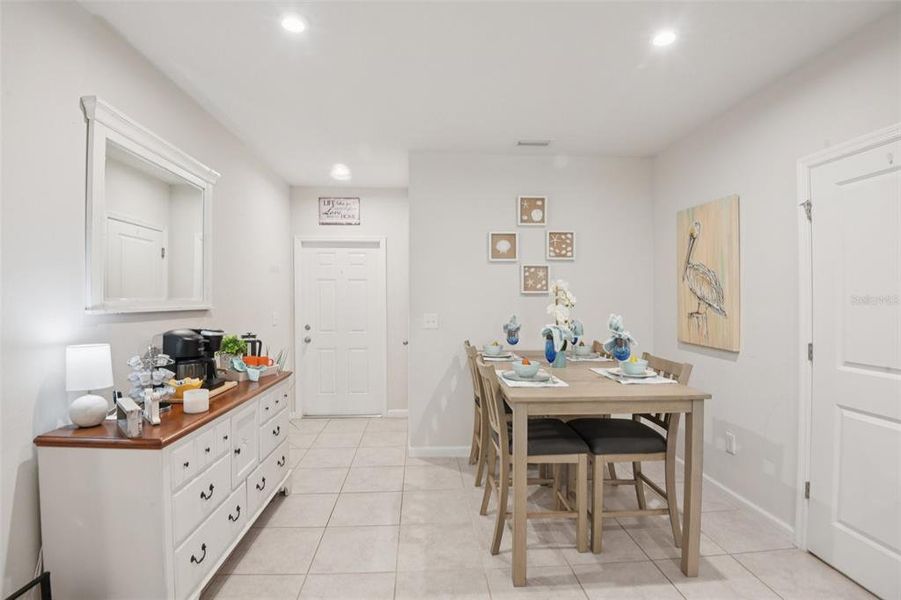 Furnished interior view inside a new home in Anclote Square, Holiday (Image 8).