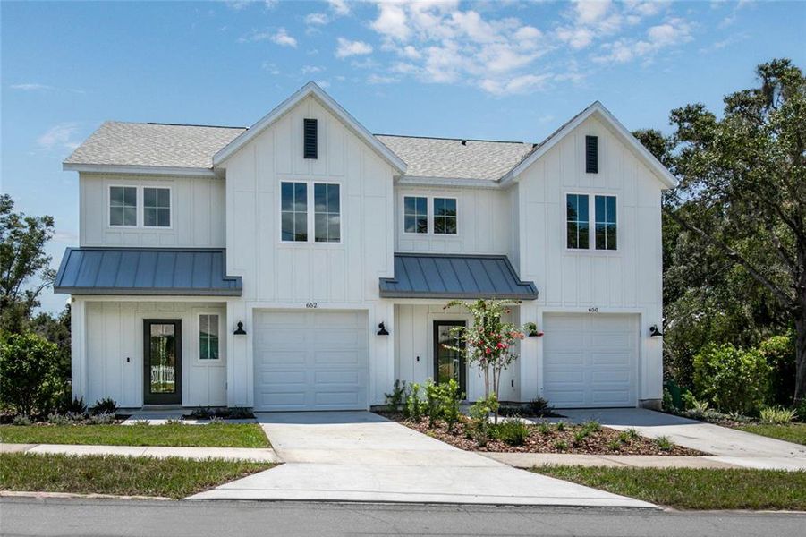 Front exterior of a new home in , Mount Dora, FL, highlighting curb appeal (Image 21).