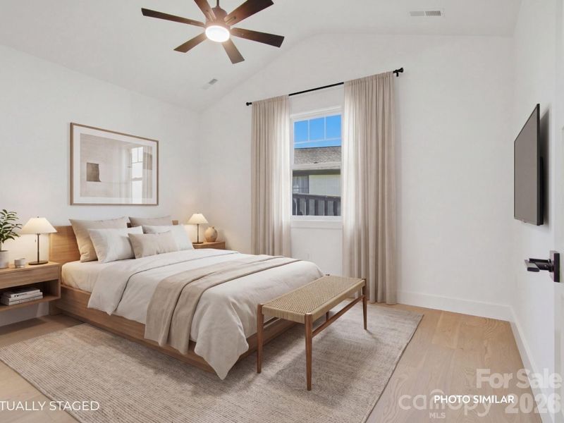 Furnished interior view inside a new home in , Hendersonville (Image 7).
