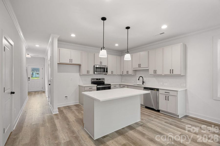 Furnished interior view inside a new home in , Charlotte (Image 5).