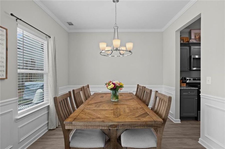 Furnished interior view inside a new home in , Cartersville (Image 23).