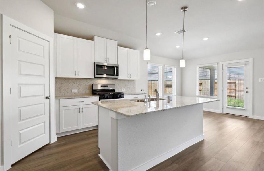 Furnished interior view inside a new home in Wall Street Village, Richmond (Image 18).