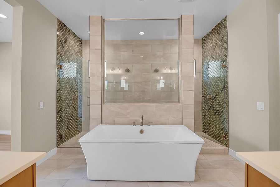 Furnished interior view inside a new home in Elegance at Eastmark, Mesa (Image 18).