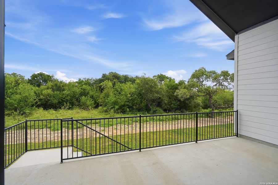Exterior details and patio area of a home in , Castroville (Image 4).