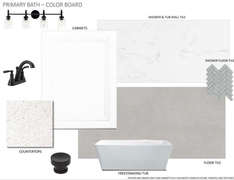 Sample of building materials used in homes in Elyson, Katy (Image 3).