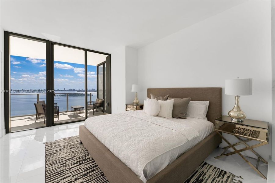 Furnished interior view inside a new home in , Miami (Image 5).