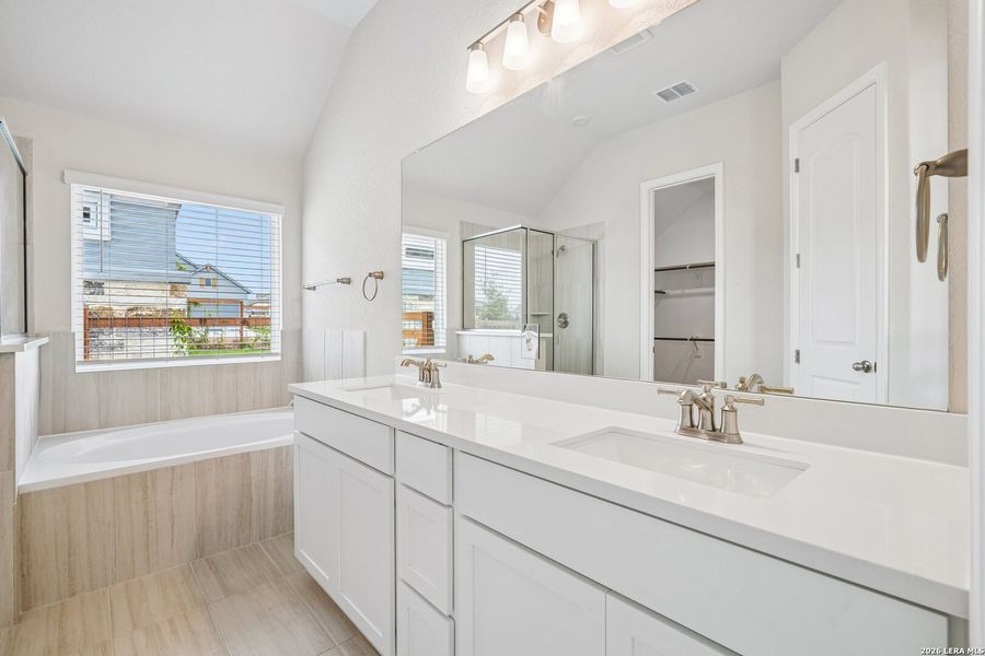 Furnished interior view inside a new home in The Crossvine, Schertz (Image 5).