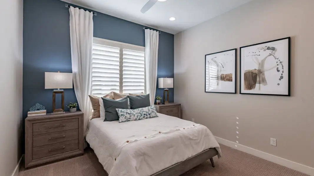 Furnished interior view inside a new home in Arroyo Seco - Hacienda, Buckeye (Image 13).