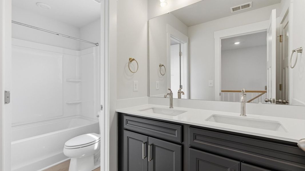 Furnished interior view inside a new home in The Reserve at Livingston Park, Easley (Image 24).