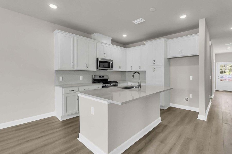Furnished interior view inside a new home in Hammock Walk at Nexton, Summerville (Image 8).