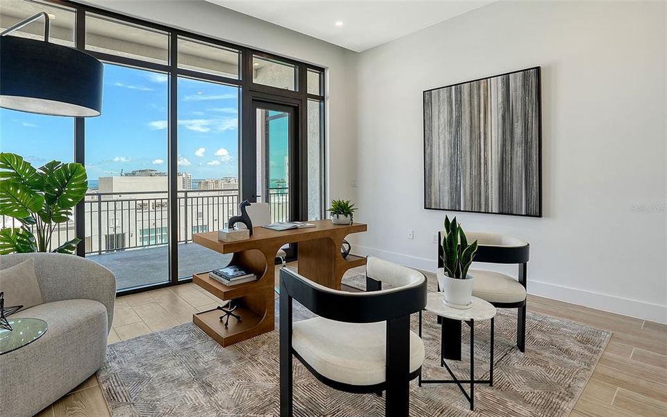 Furnished interior view inside a new home in , Sarasota (Image 22).