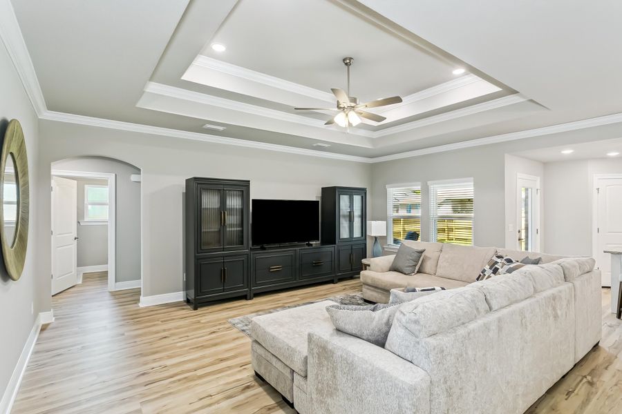 Representative furnished interior of a home built from the The Liberty by Herbst Homes in Buckeyes Landing, Navarre (Image 6).