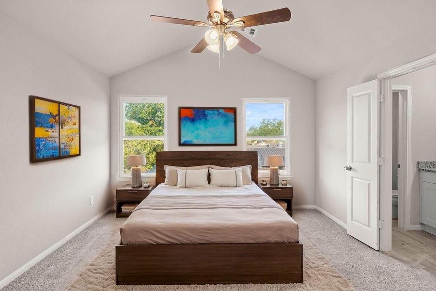 Furnished interior view inside a new home in , Houston (Image 11). Furnished interior view inside a new home in , Houston (Image 11).