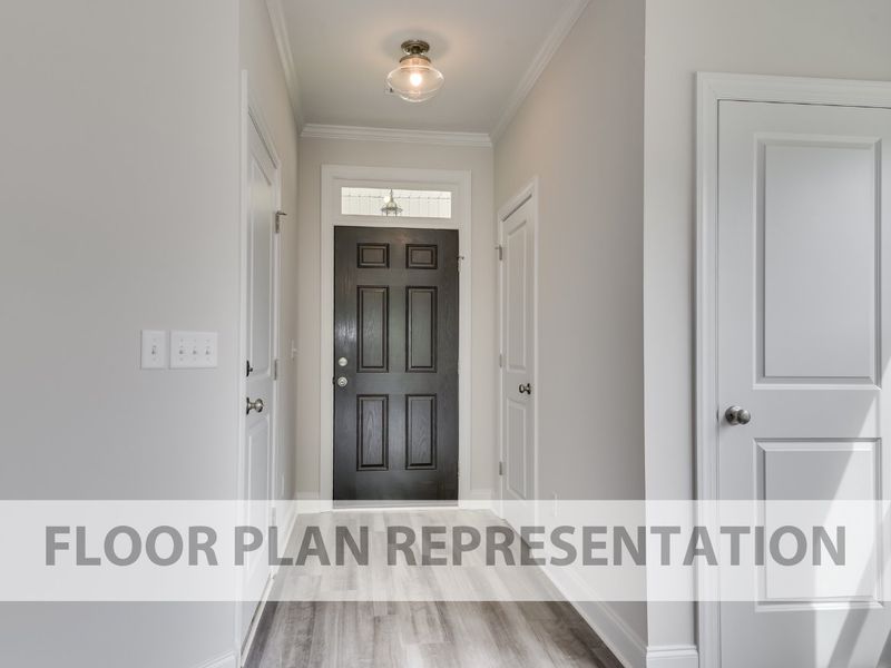Representative unfurnished interior of a home built from the 1797 Plan by Ivey Homes in Windsor, North Augusta (Image 9).