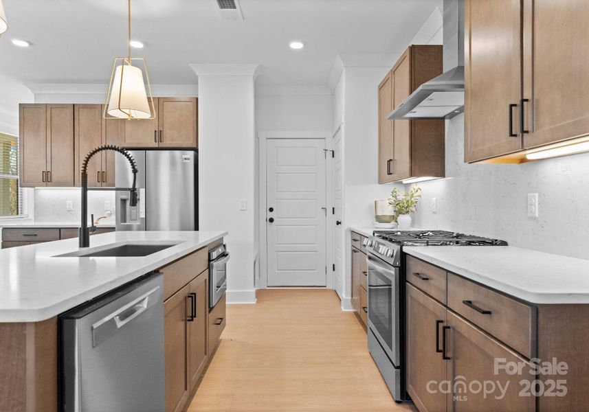 Photo is of model home in community, finishes may vary