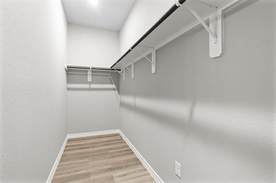 Primary walk-in closet