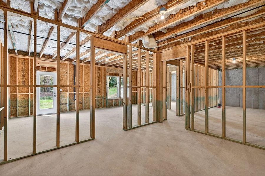In-progress construction of a new home in The Manor at Gainesville Township, Gainesville, GA (Image 37).