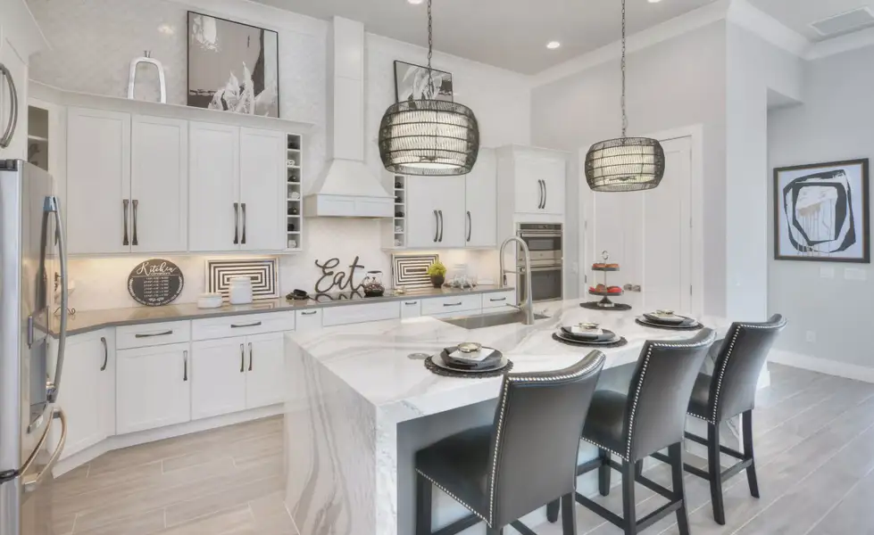 Furnished interior view inside a new home in Woodhaven, Port Orange (Image 7).