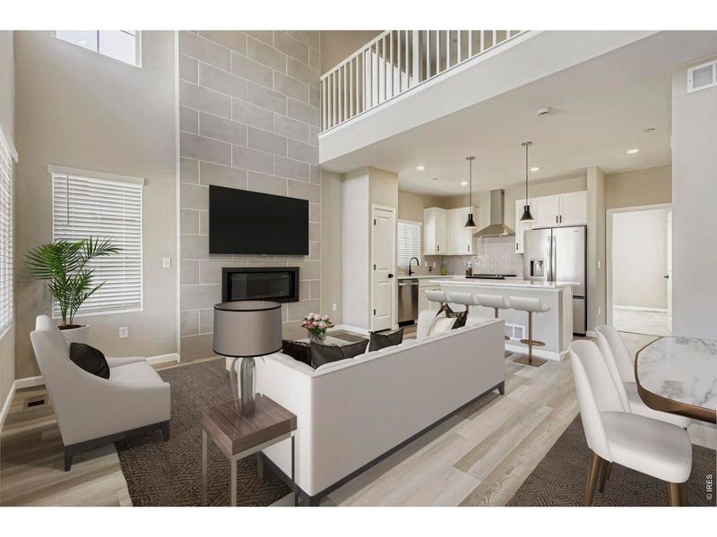 Furnished interior view inside a new home in Northfield, Fort Collins (Image 8).