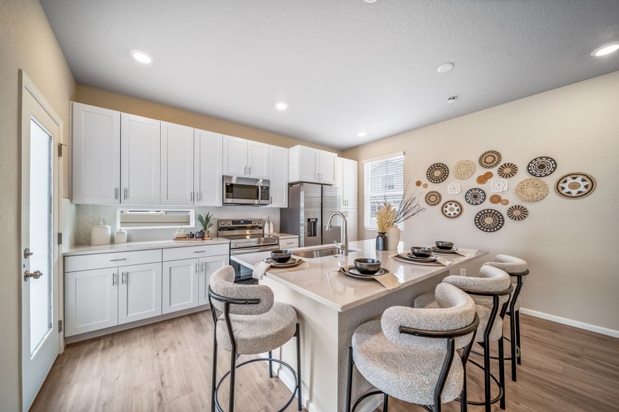Furnished interior view inside a new home in Green Valley Ranch, Aurora (Image 6).