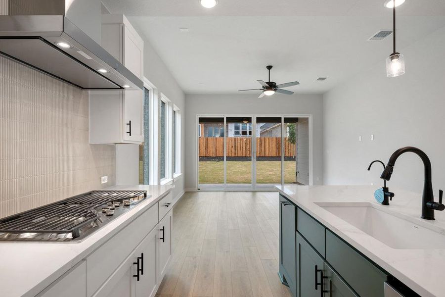Furnished interior view inside a new home in Heritage, Dripping Springs (Image 16). Furnished interior view inside a new home in Heritage, Dripping Springs (Image 16).