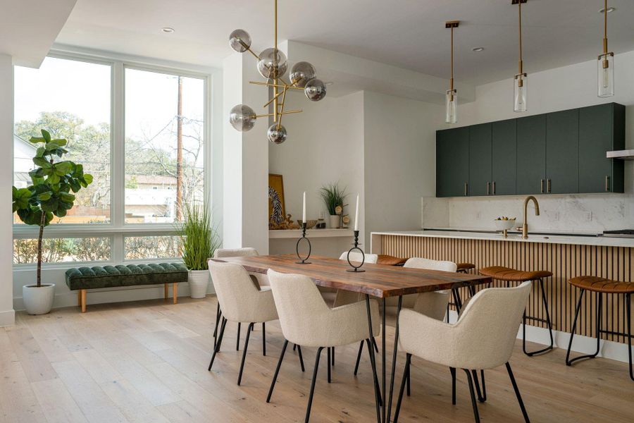 Furnished interior view inside a new home in , Austin (Image 9).