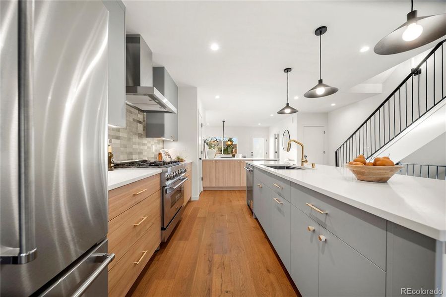 Furnished interior view inside a new home in , Denver (Image 6). Furnished interior view inside a new home in , Denver (Image 6).