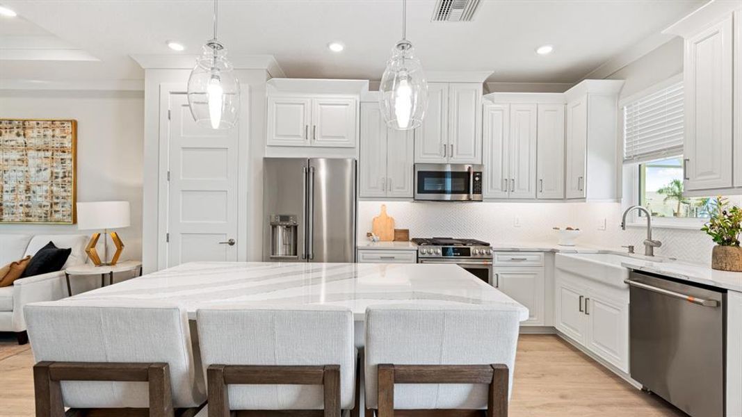 Furnished interior view inside a new home in Esplanade at Azario Lakewood Ranch, Lakewood Ranch (Image 26).