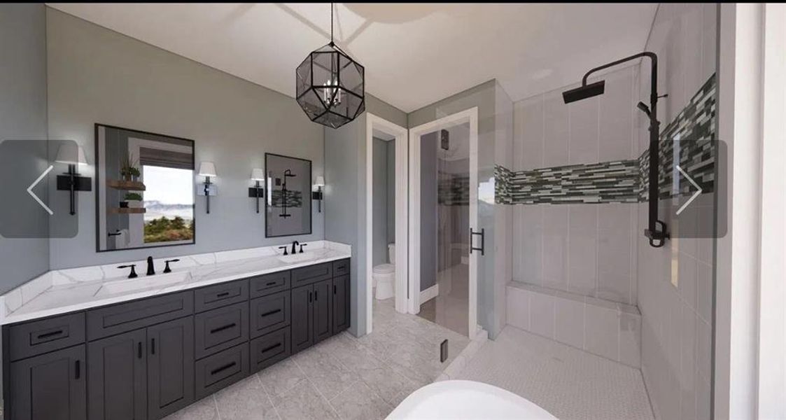 Furnished interior view inside a new home in , Carrollton (Image 7).