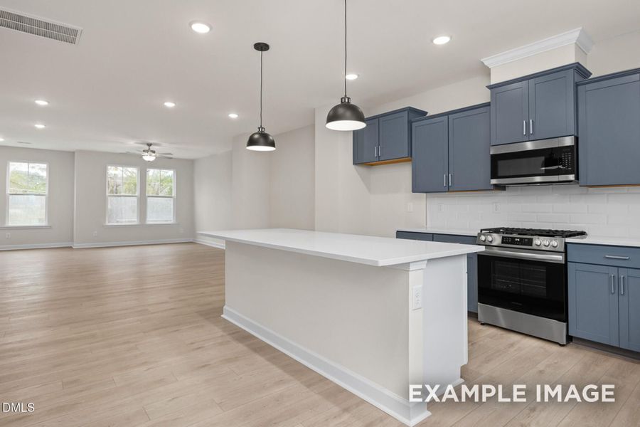 Furnished interior view inside a new home in Forestville Yard Townhomes, Knightdale (Image 6).