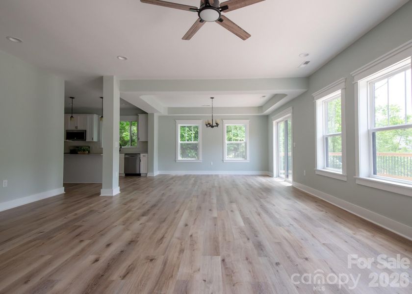 Spacious, unfurnished interior of a new home in , Hendersonville (Image 22).