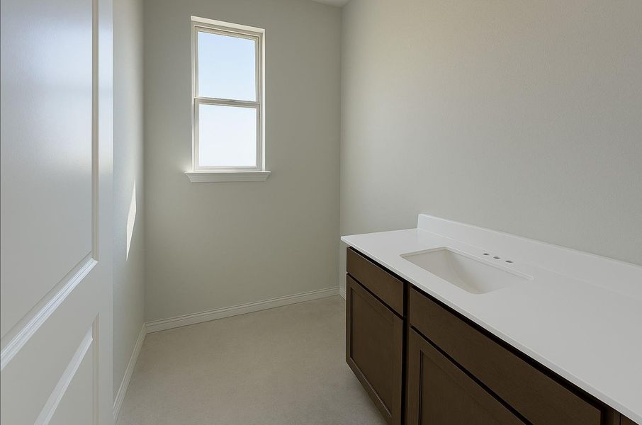 Furnished interior view inside a new home in La Cima, San Marcos (Image 12).
