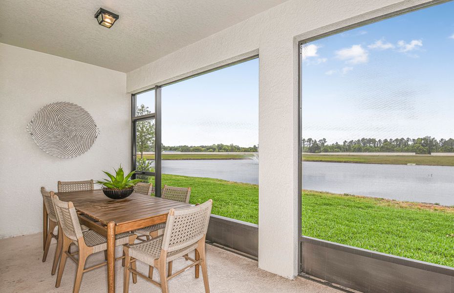 Extended Covered Lanai for Outdoor Living