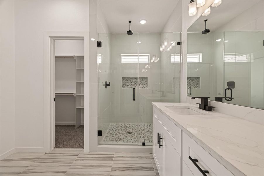 Furnished interior view inside a new home in , Houston (Image 7).