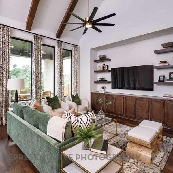 Furnished interior view inside a new home in Broken Oak, Georgetown (Image 9). Furnished interior view inside a new home in Broken Oak, Georgetown (Image 9).