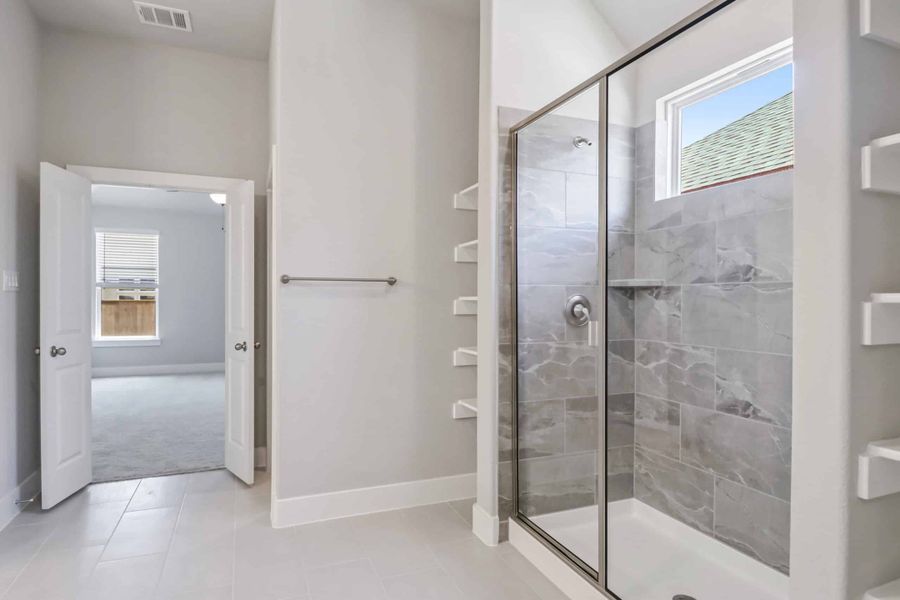 Representative furnished interior of a home built from the The Teton by Lillian Custom Homes in Polo Ridge, Heath (Image 8).