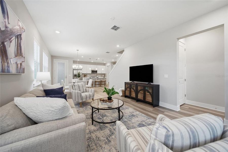 Furnished interior view inside a new home in , Wesley Chapel (Image 5).