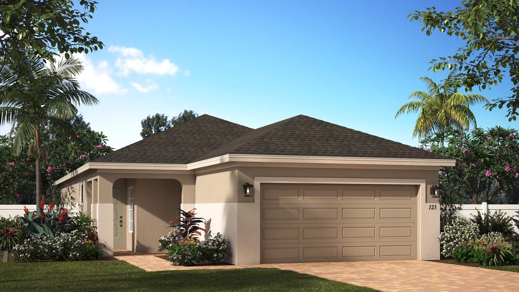 Elevation 1 | Delray | New Homes in Florida | Landsea Homes