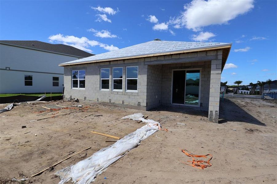 In-progress construction of a new home in Estates at Rivercrest, Sanford, FL (Image 11).