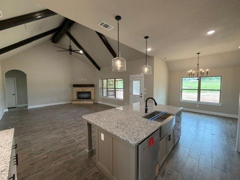 Furnished interior view inside a new home in , Springtown (Image 5).