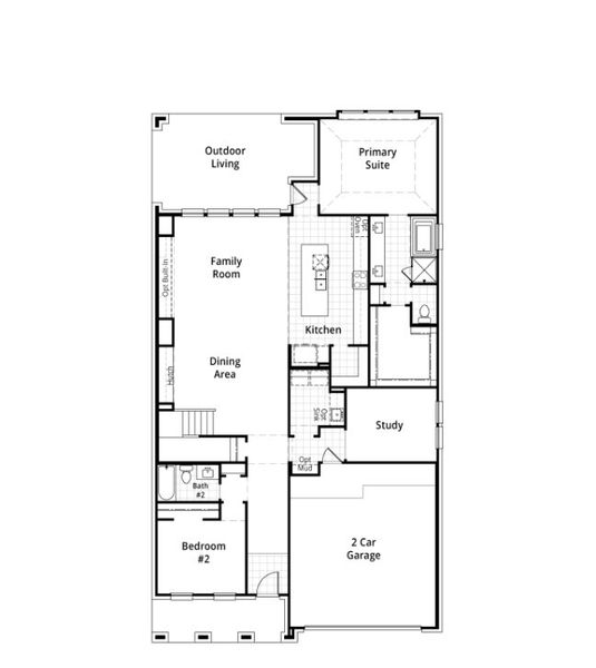 2D floor plan layout for the Fordham Plan by Highland Homes in Goodland: 53ft. lots, Midlothian, TX (Image 23). 2D floor plan layout for the Fordham Plan by Highland Homes in Goodland: 53ft. lots, Midlothian, TX (Image 23).