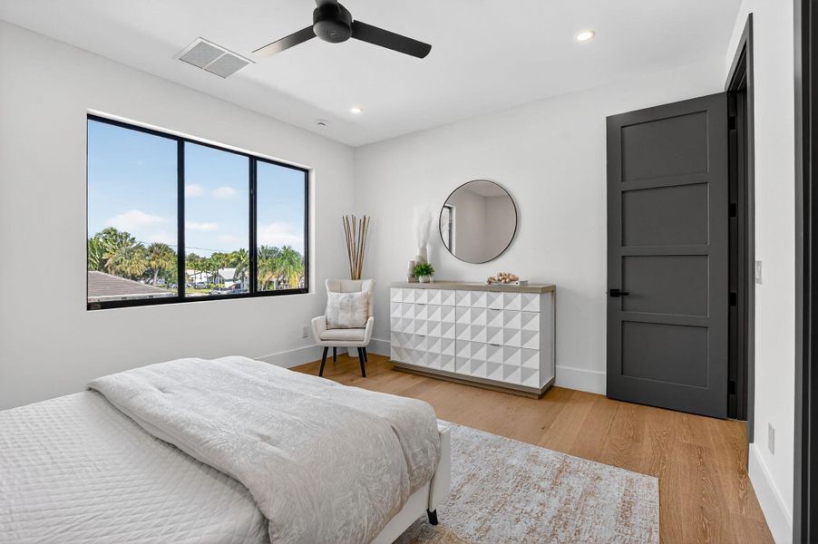 Furnished interior view inside a new home in , Boca Raton (Image 60).