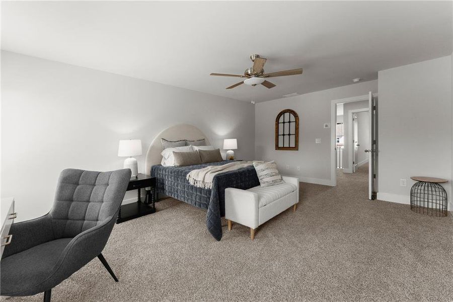 Furnished interior view inside a new home in , Dawsonville (Image 15).